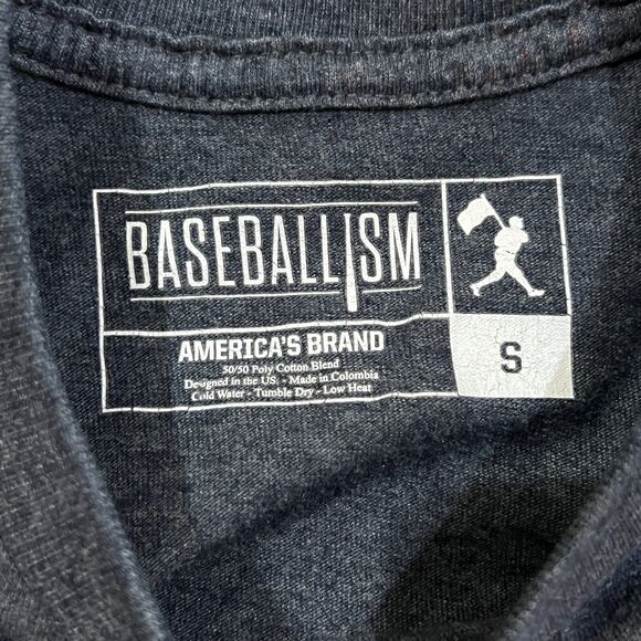 Baseballism Ducks on the Pond Blue T-Shirt - Men's Size Small - Picture 3 of 7